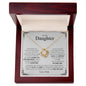 To My Daughter | I Love You - Love Knot Necklace